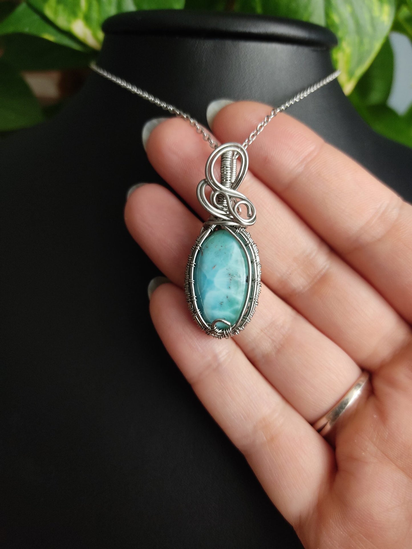 Naszyjnik Larimar