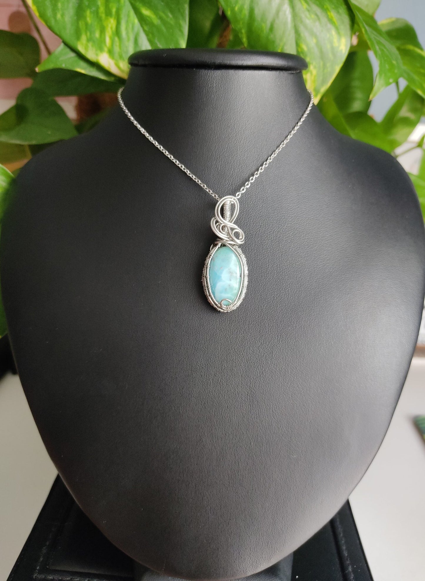 Naszyjnik Larimar