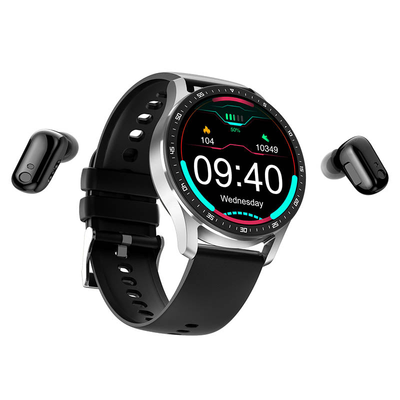 2 in 1 Smart Watch with Earbuds(For iPhone & Android)