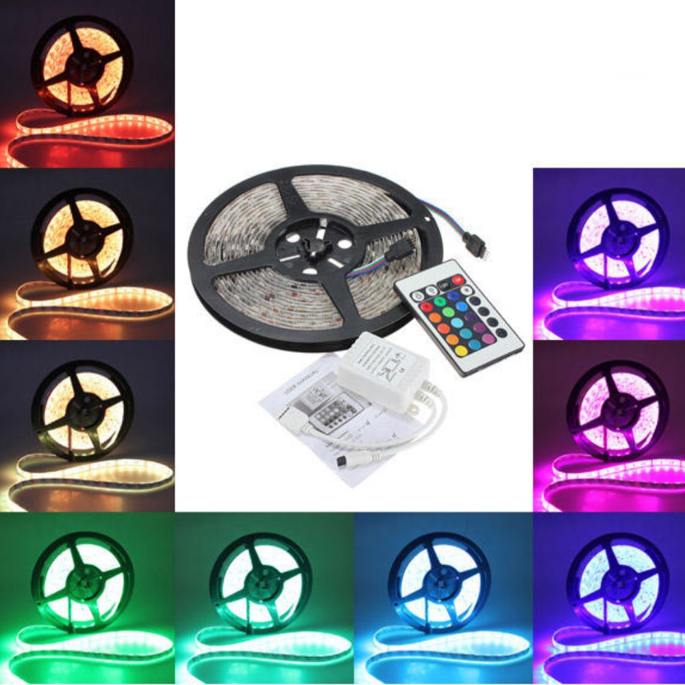 Taśma LED RGB-W 5m z pilotem