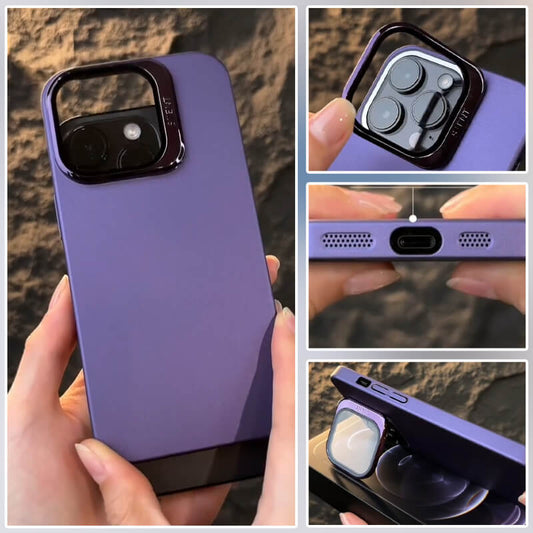 INVISIBLE KICKSTAND & LENS PROTECTOR THIN IPHONE CASE