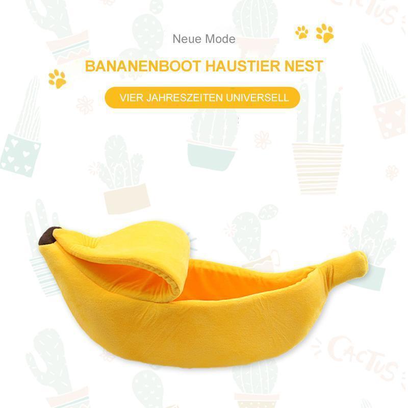 Bananen Haustierbett