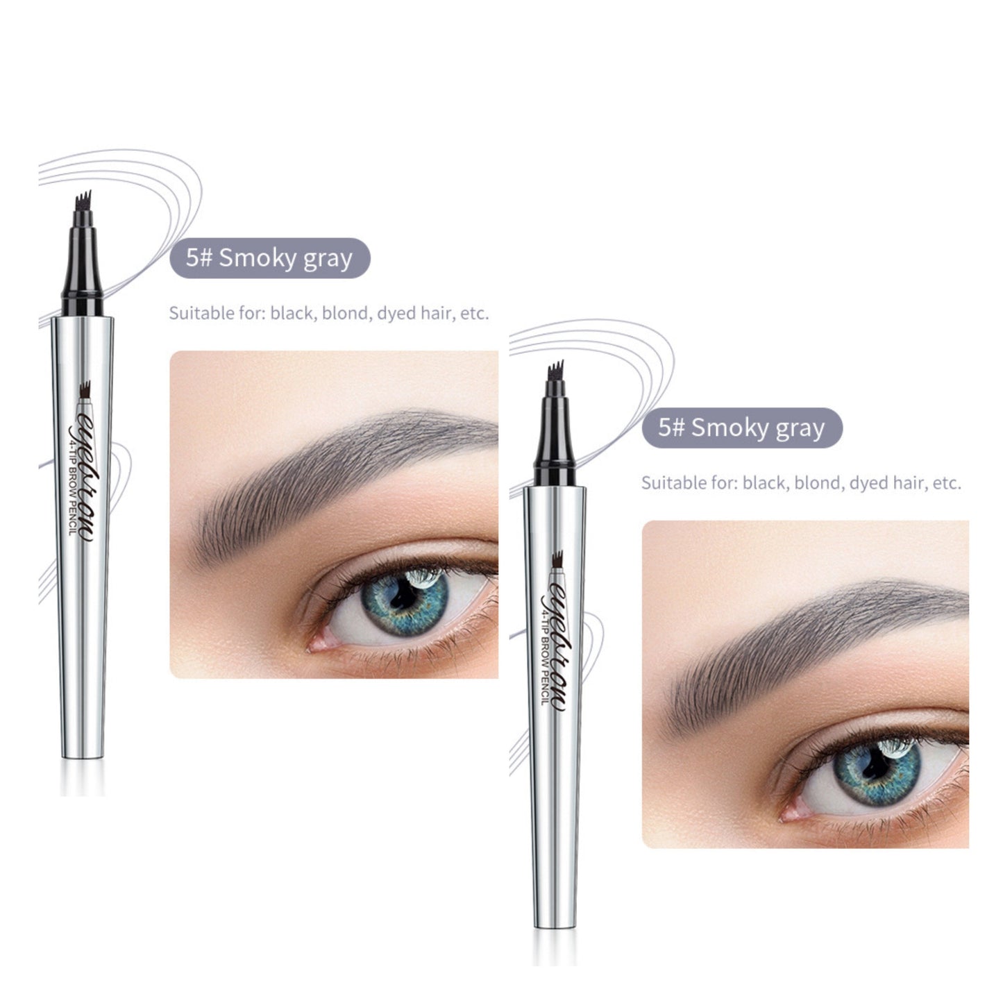 Wodoodporny pisak do brwi 3D Microblading (2 szt.)